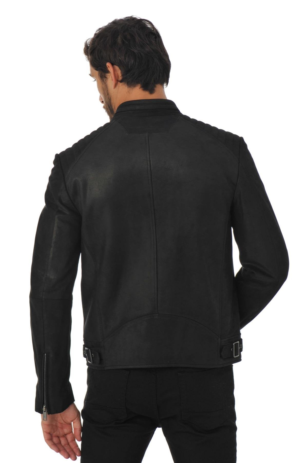  Lambskin biker jacket - Image n°5