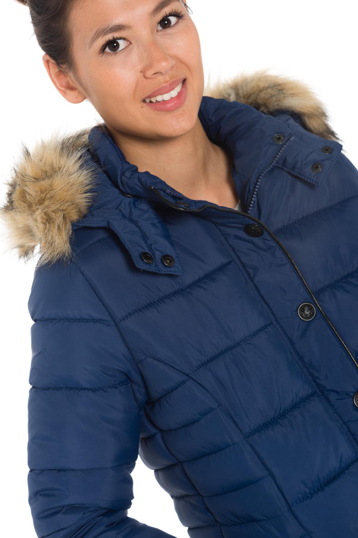  Kaporal women's navy blue down jacket - Image n°6