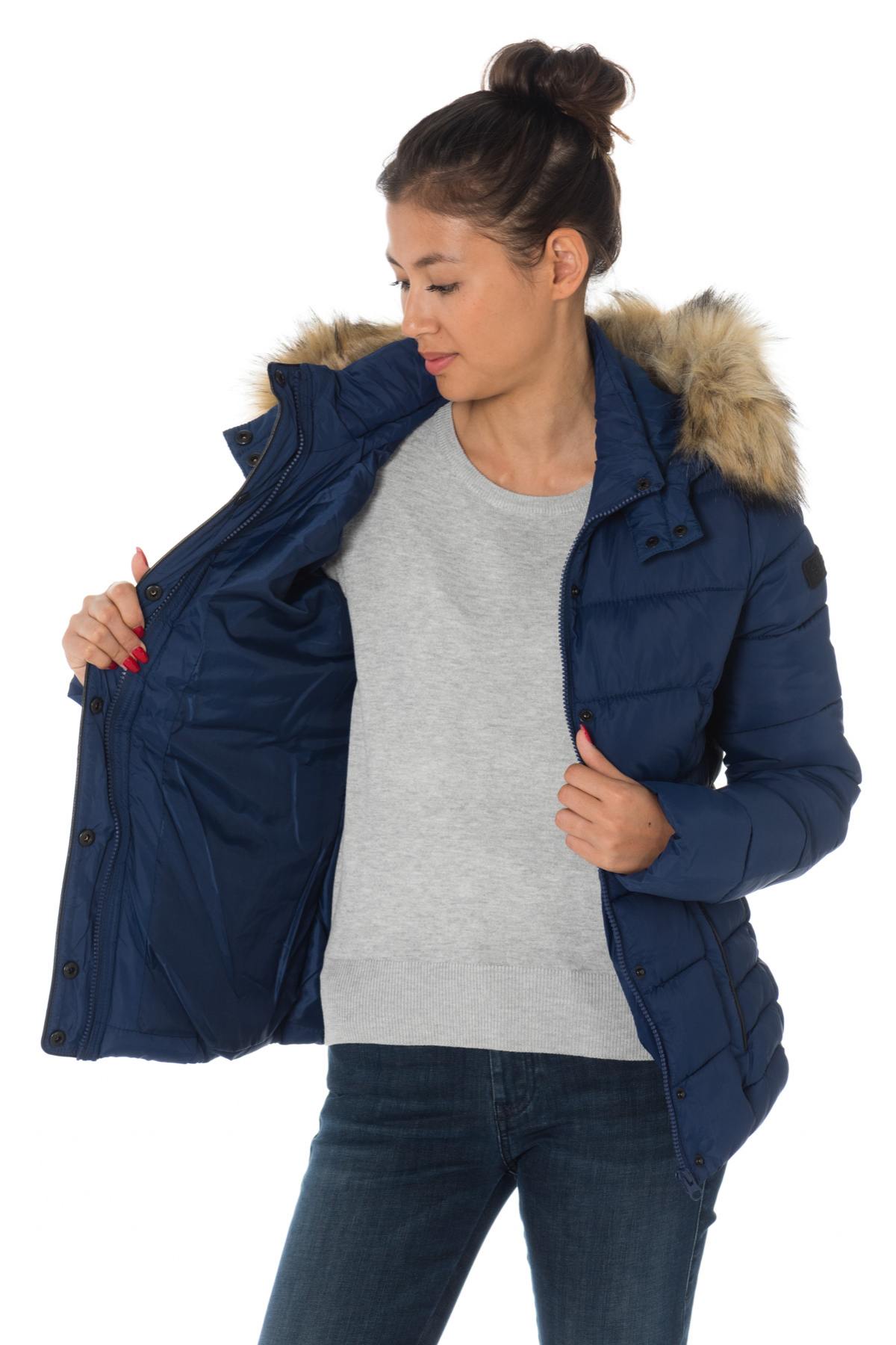  Kaporal women's navy blue down jacket - Image n°5