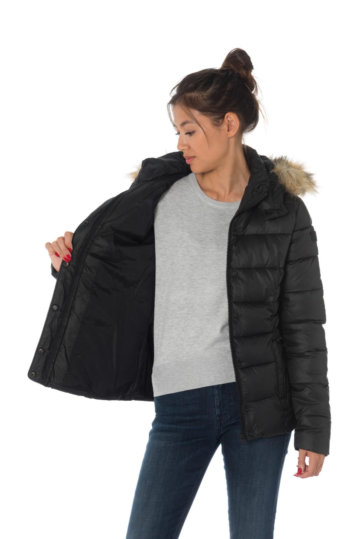 Kaporal women's black down jacket - Image n°5