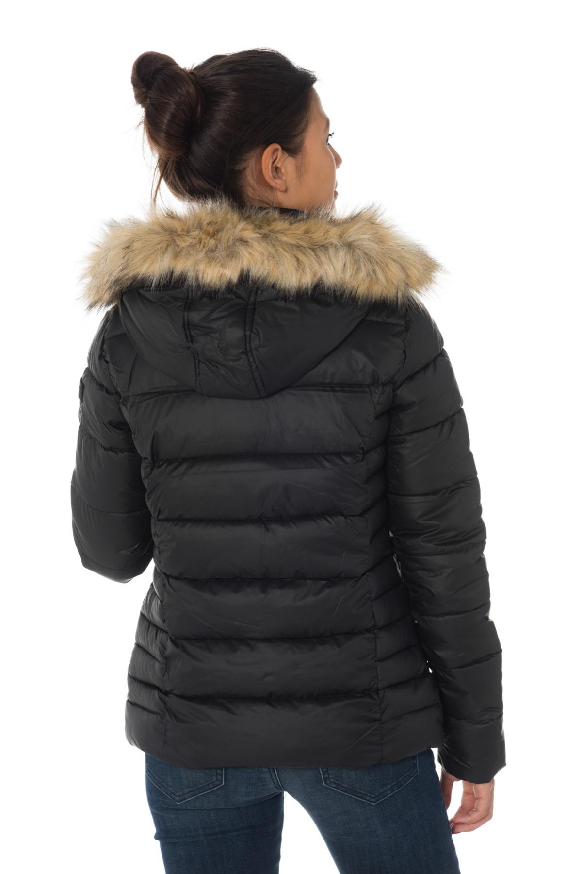 Kaporal women's black down jacket - Image n°4