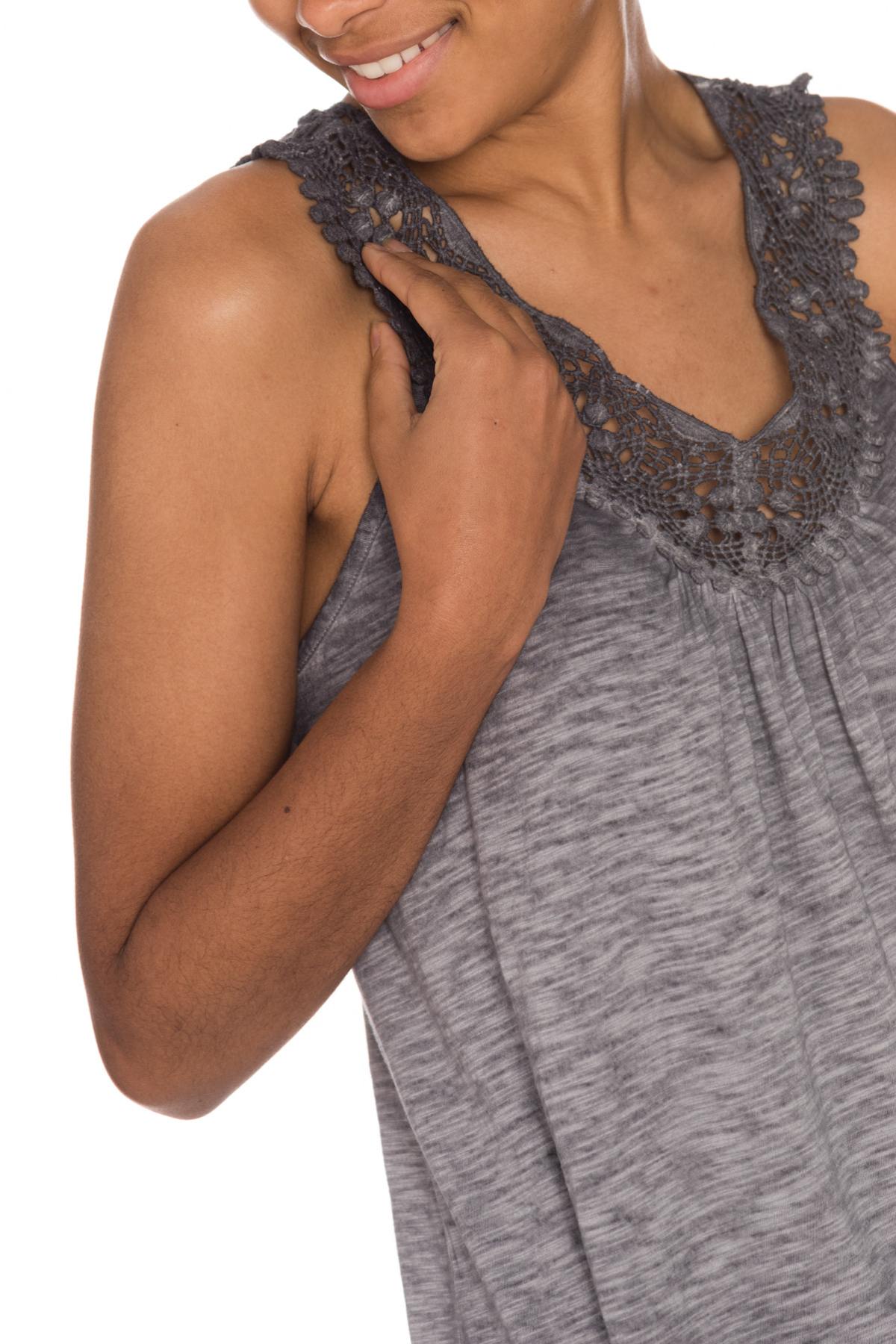 Kaporal women's gray tank top - Image n°5