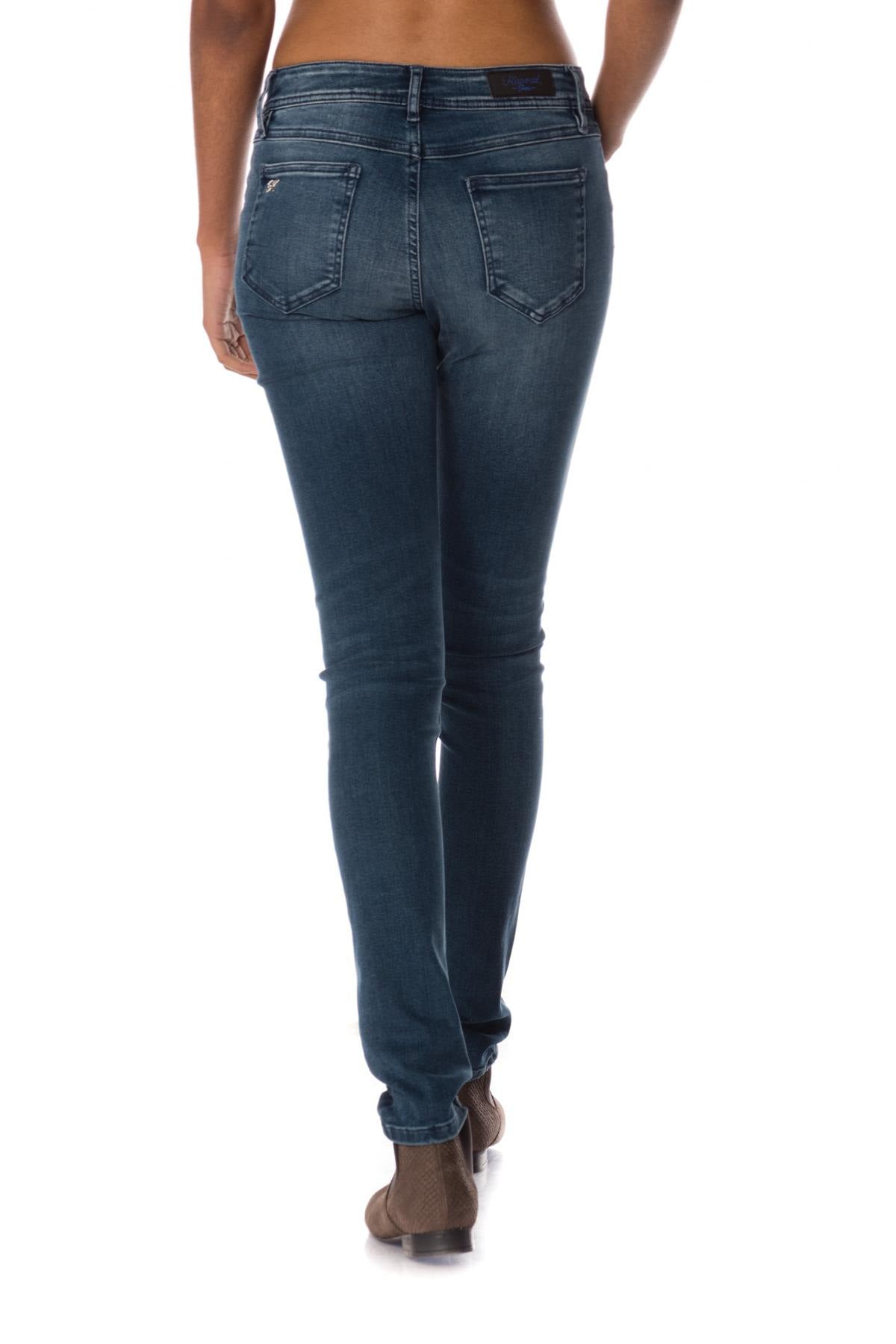 Kaporal women's blue jeans with faded effect - Image n°5