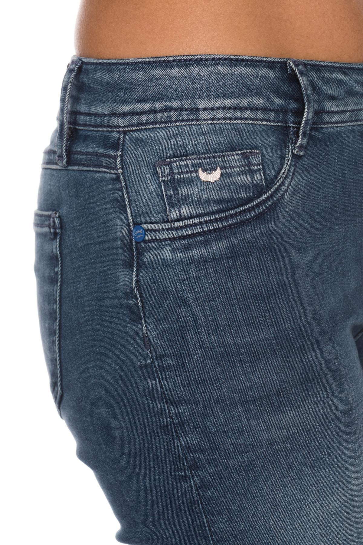 Kaporal women's blue jeans with faded effect - Image n°3