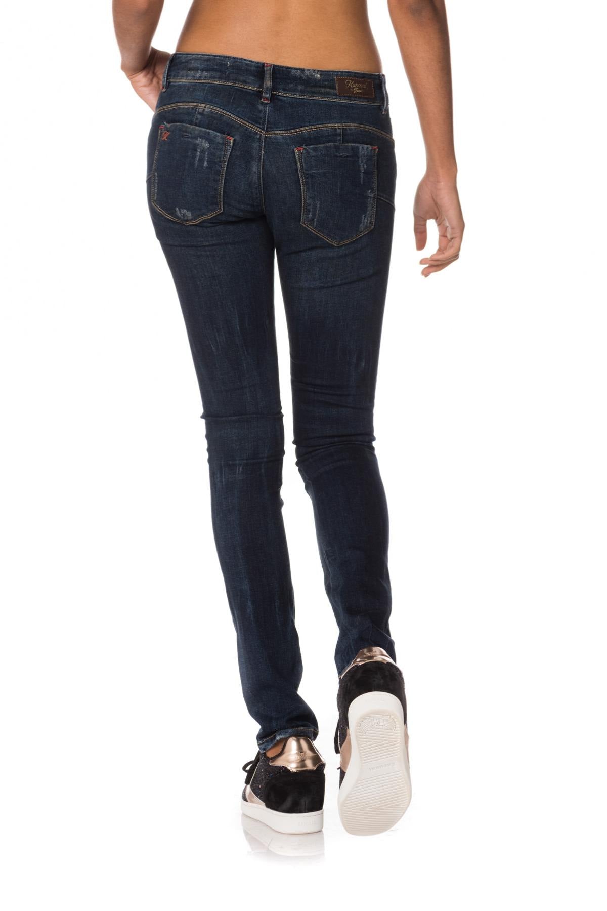 Kaporal women's jeans with worn and torn effect - Image n°2