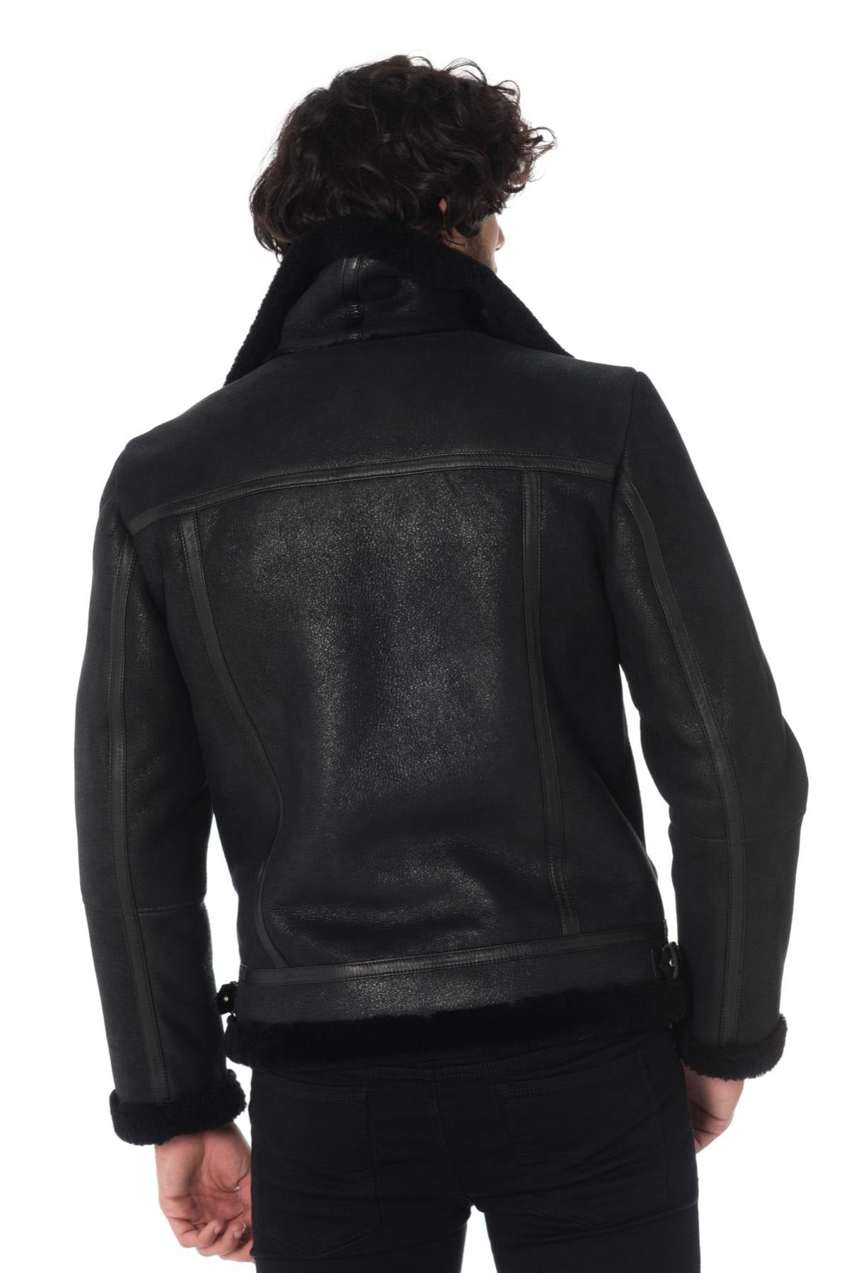 LADC men's black bomber jacket - Image n°5