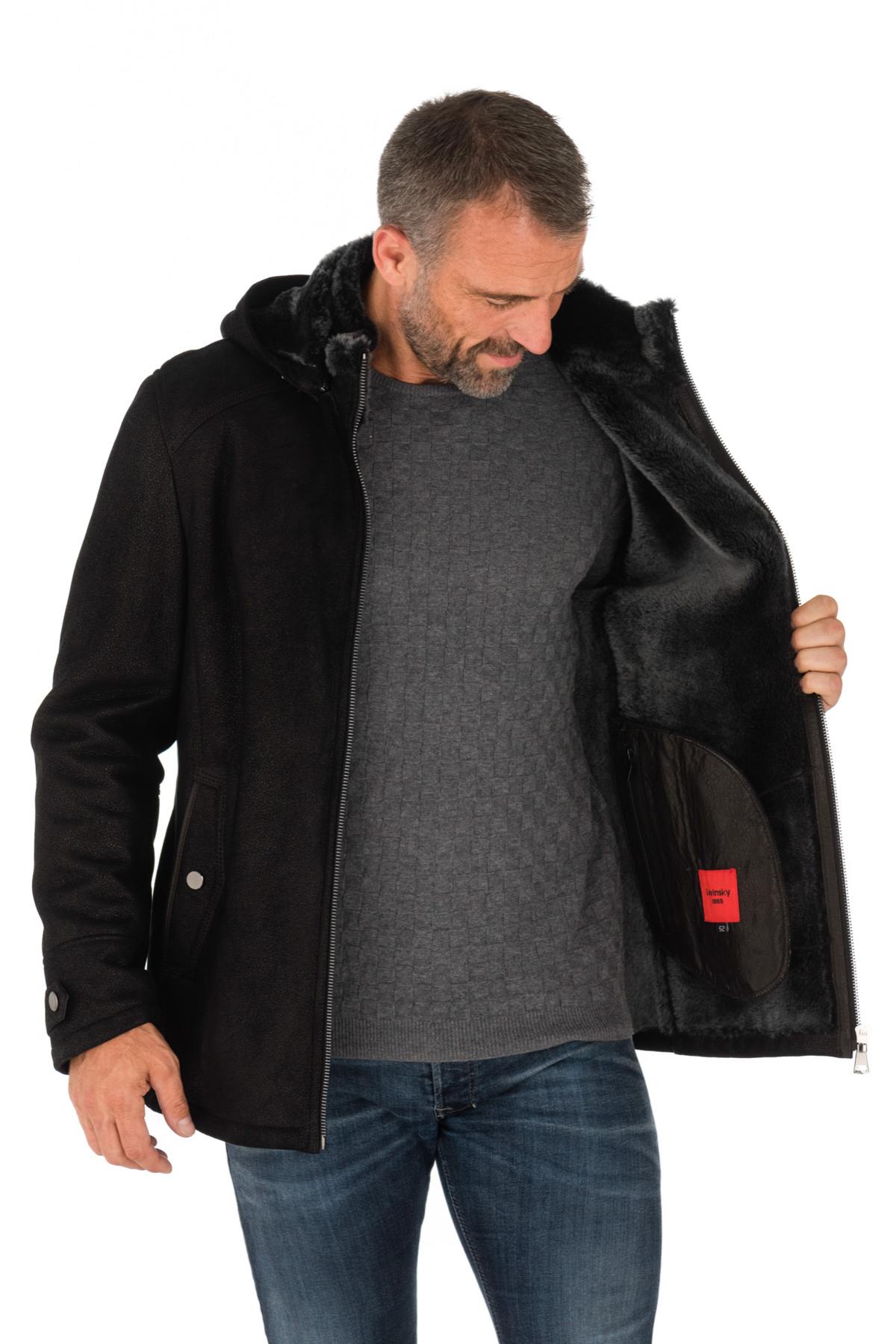 Levinsky men's shearling lambskin jacket - Image n°4