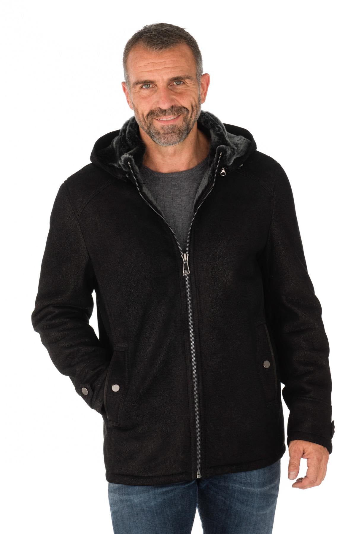 Levinsky men's shearling lambskin jacket - Image n°6