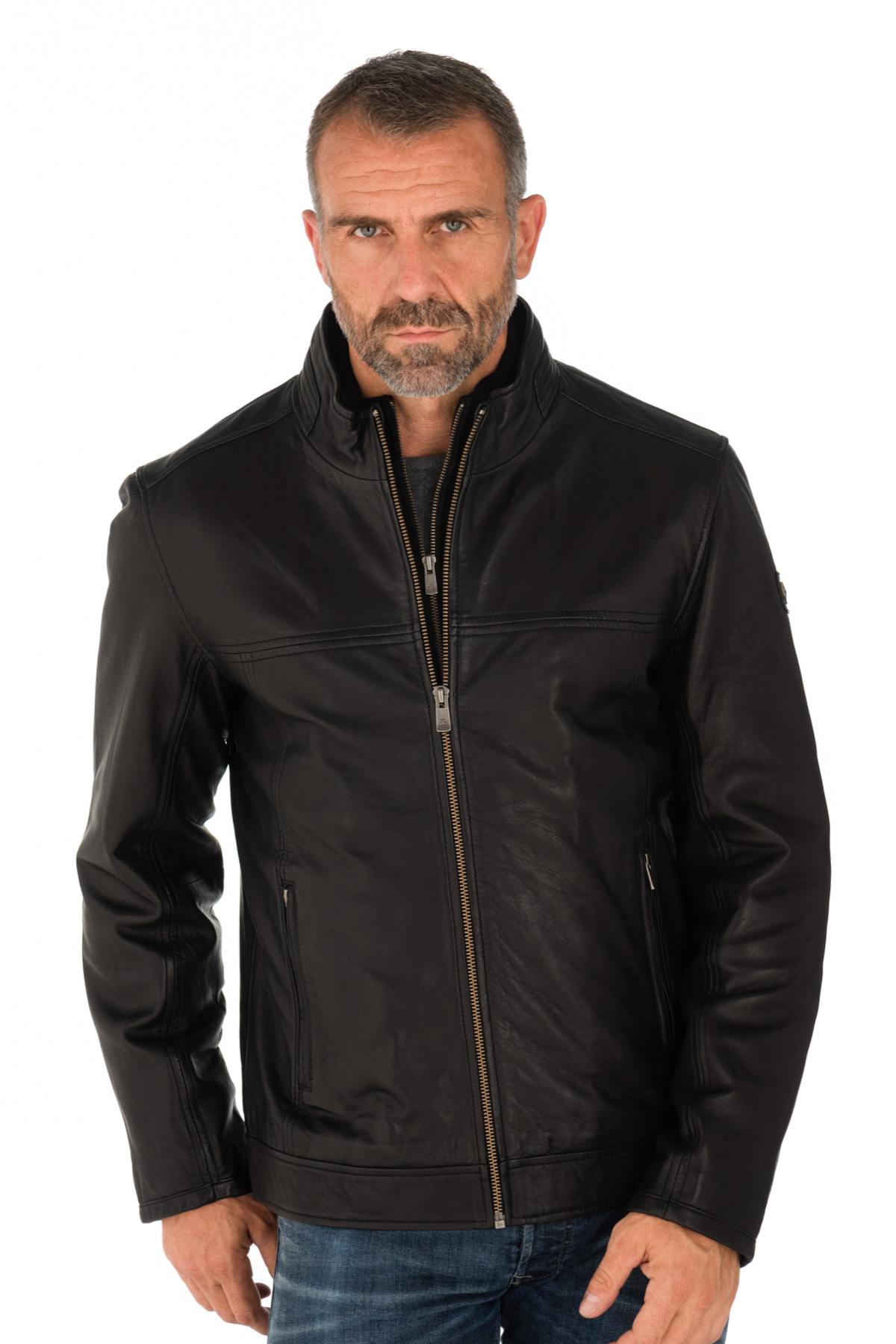 Milestone men's lambskin jacket - Image n°5