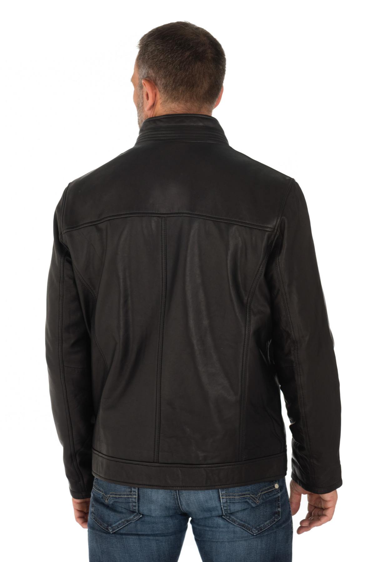 Milestone men's lambskin jacket - Image n°6