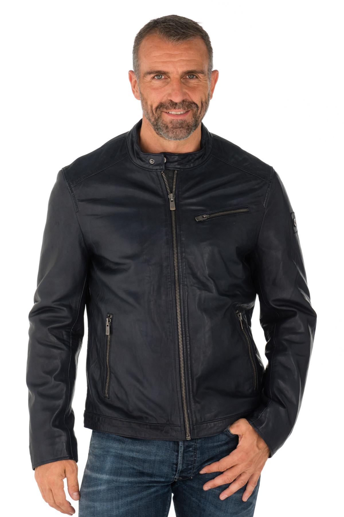 Milestone men's biker collar jacket - Image n°6