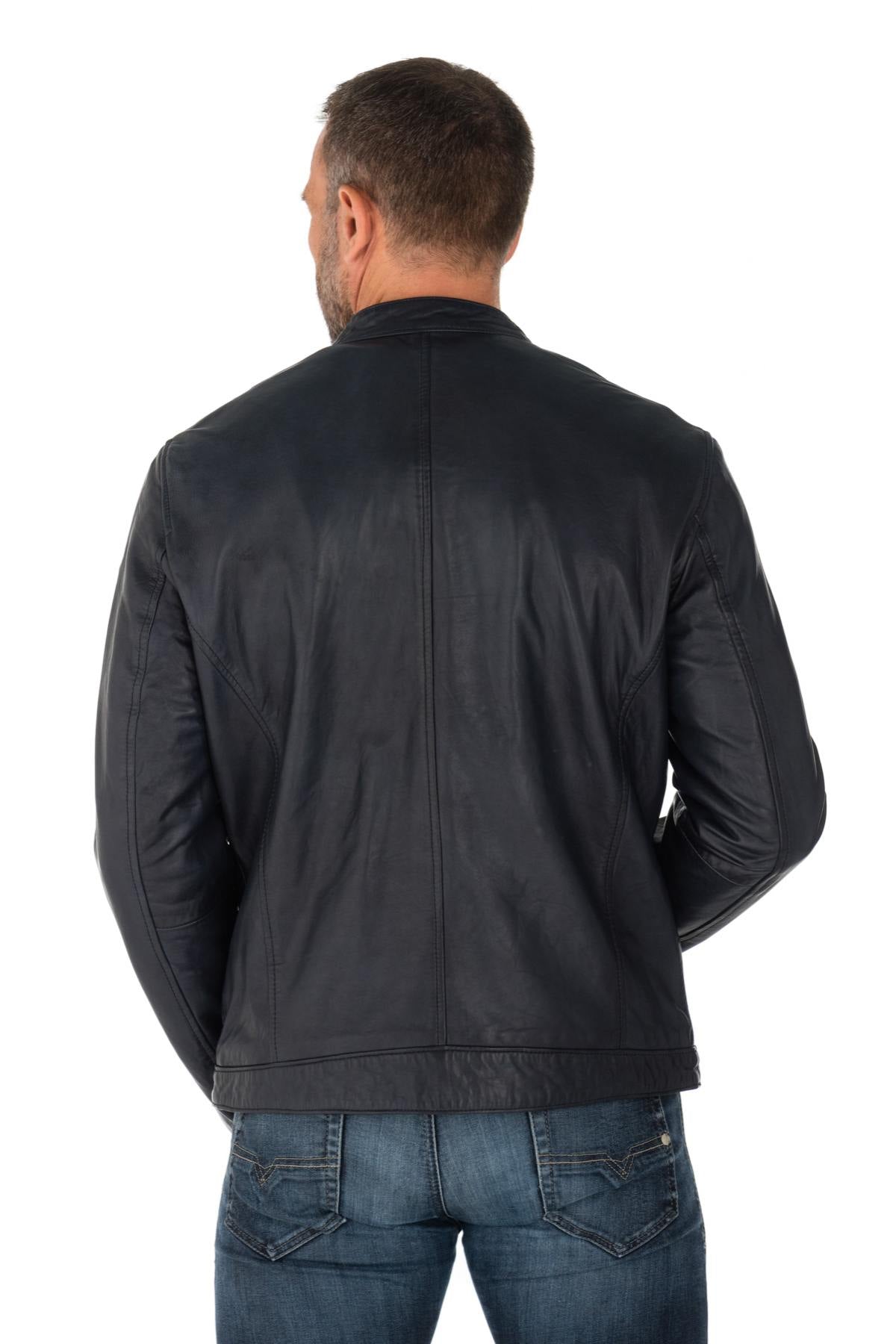 Milestone men's biker collar jacket - Image n°5