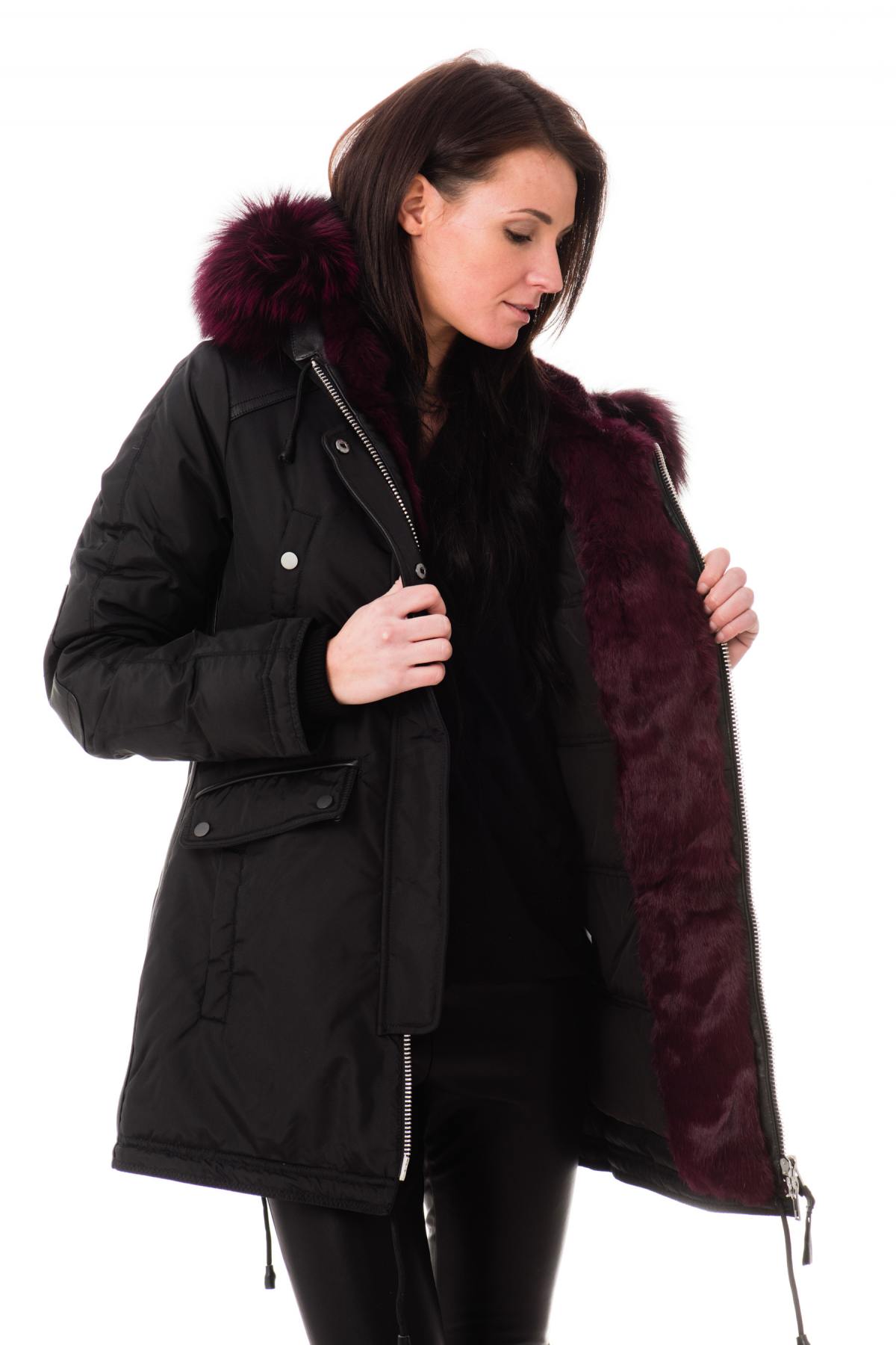 Women's Jacket Melrose Black Magenta - Image n°6