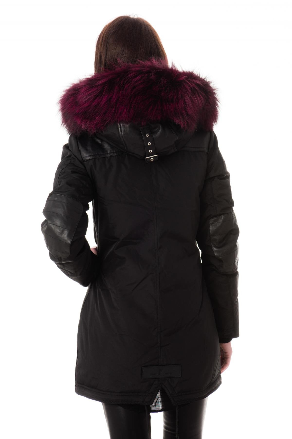 Women's Jacket Melrose Black Magenta - Image n°7