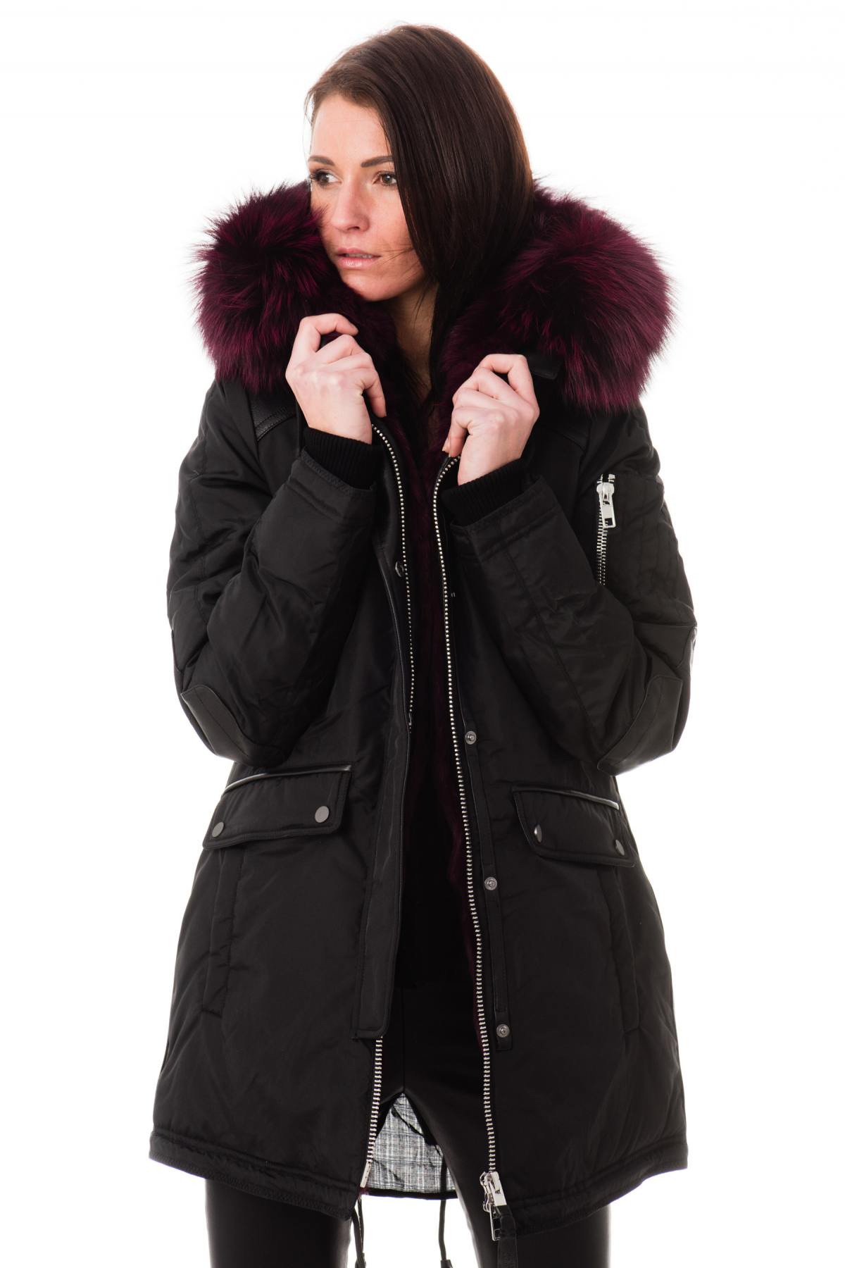 Women's Jacket Melrose Black Magenta - Image n°10