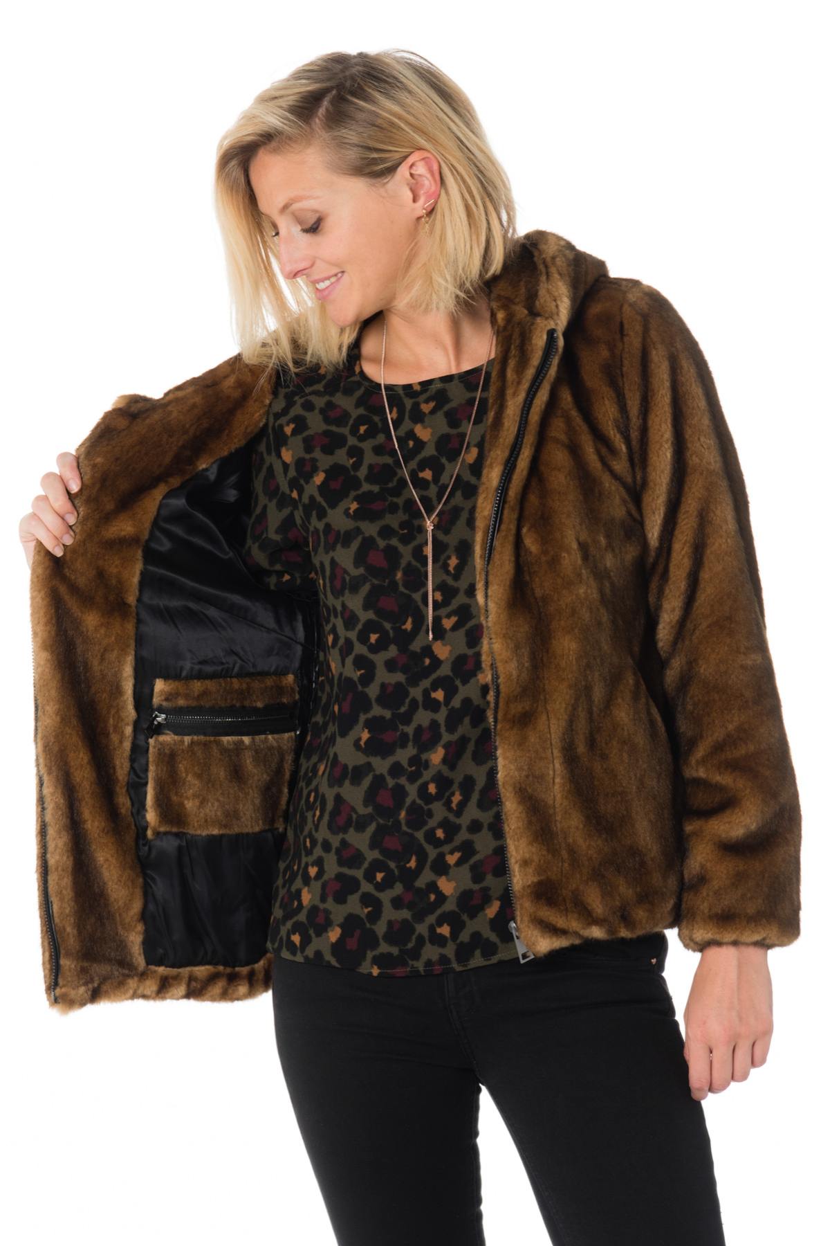 Oakwood women's faux fur jacket - Image n°6