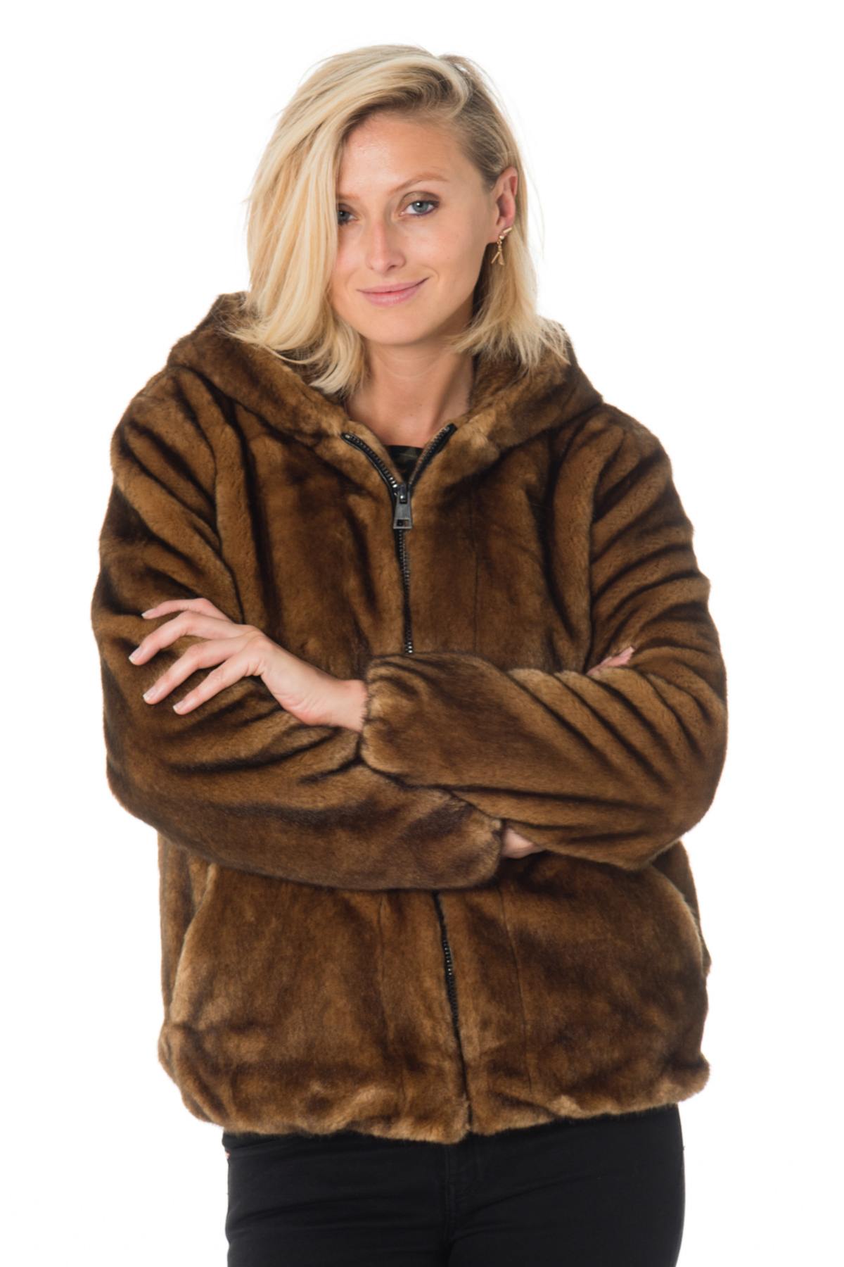 Oakwood women's faux fur jacket - Image n°1