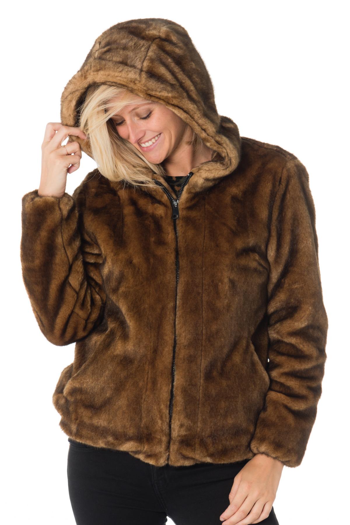 Oakwood women's faux fur jacket - Image n°3