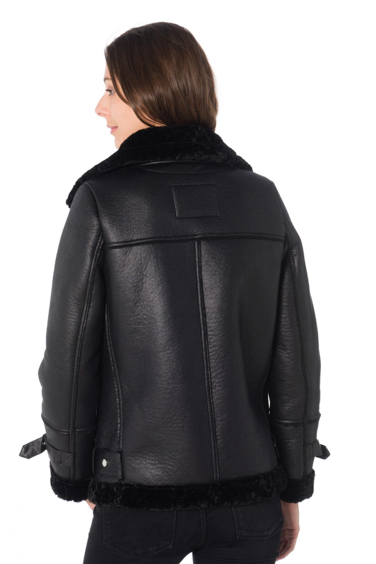 Oakwood women's black polyester bomber jacket - Image n°5