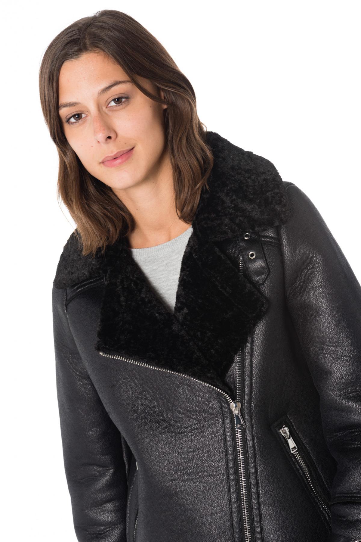 Oakwood women's black polyester bomber jacket - Image n°6