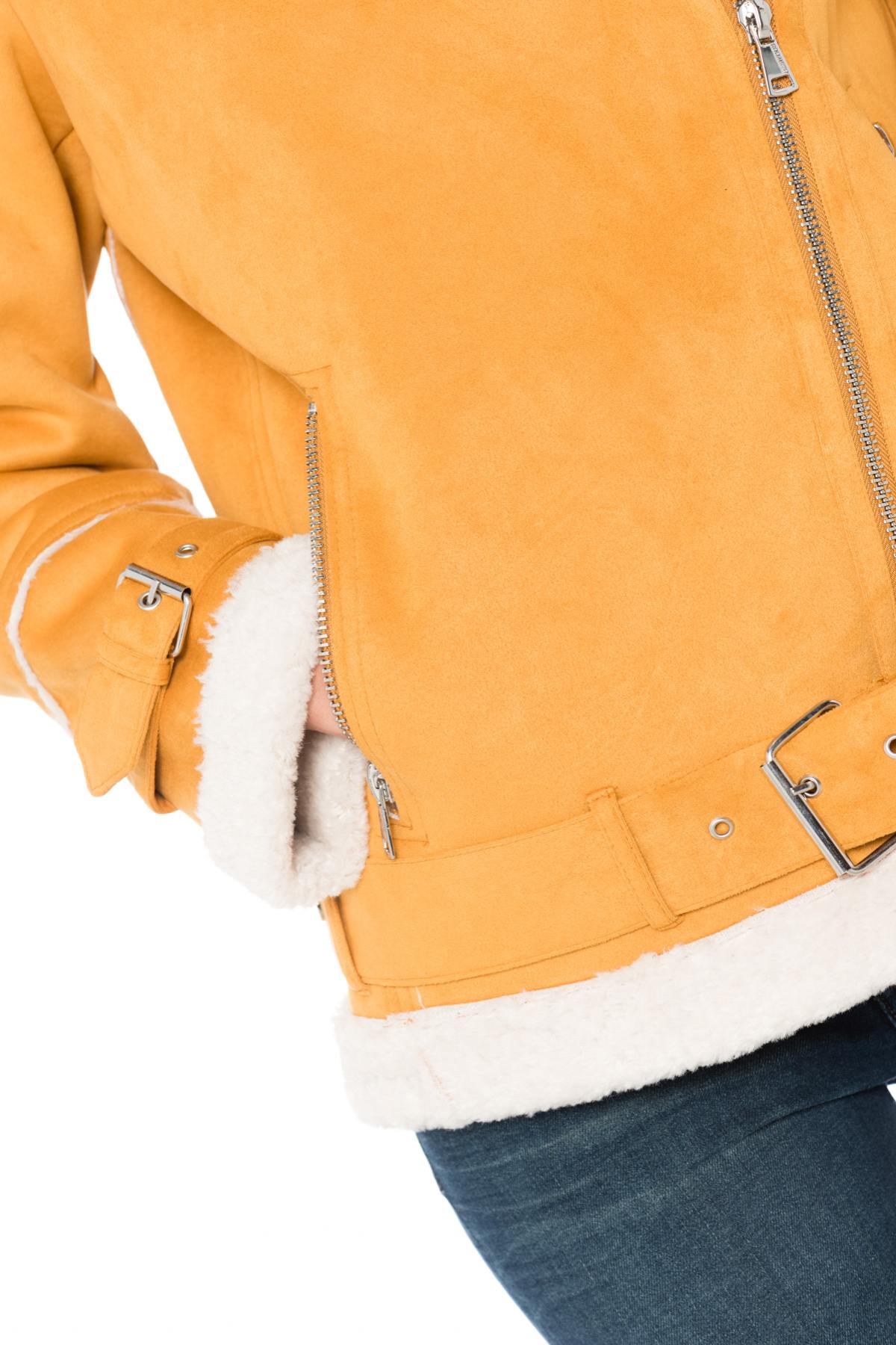 Oakwood women's yellow bomber jacket - Image n°8