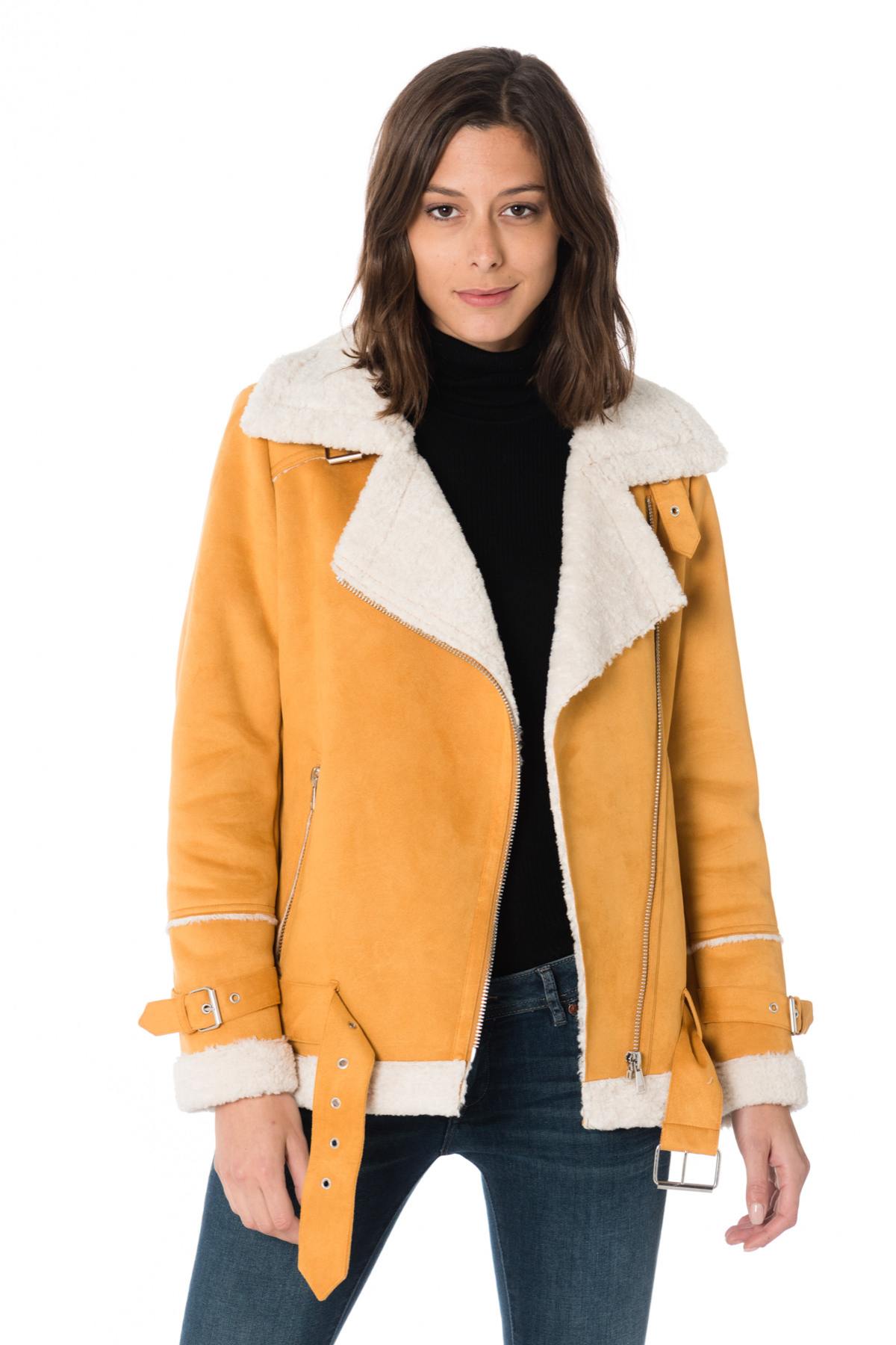 Oakwood women's yellow bomber jacket - Image n°3