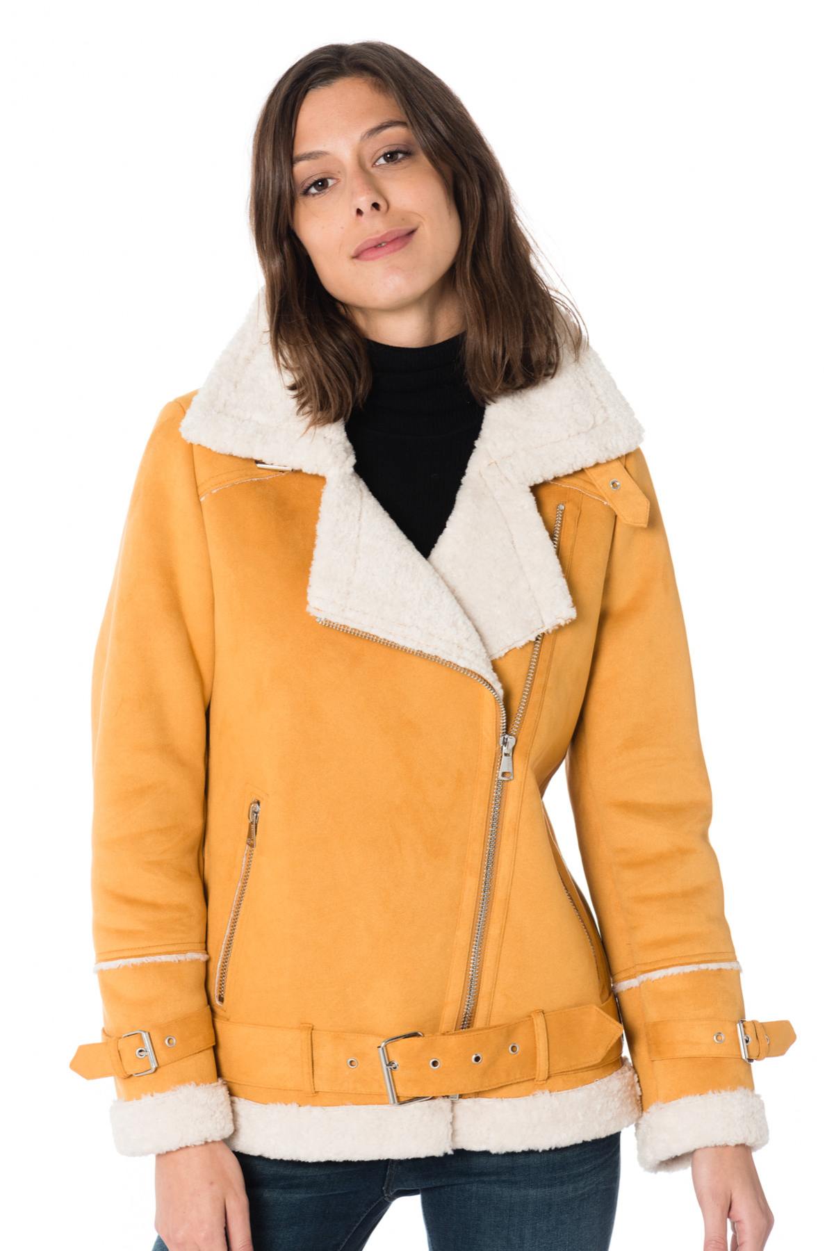 Oakwood women's yellow bomber jacket - Image n°4