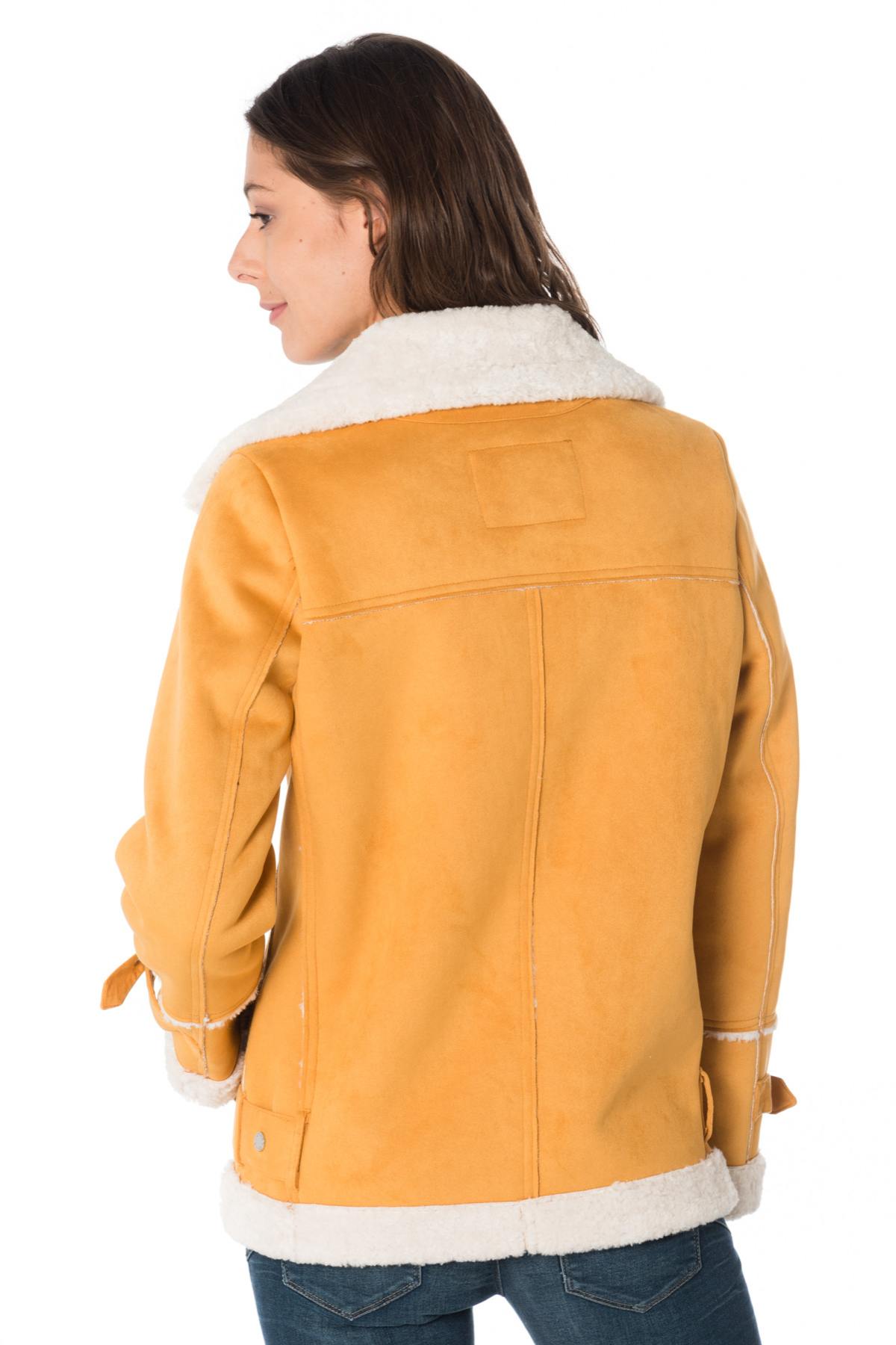 Oakwood women's yellow bomber jacket - Image n°6