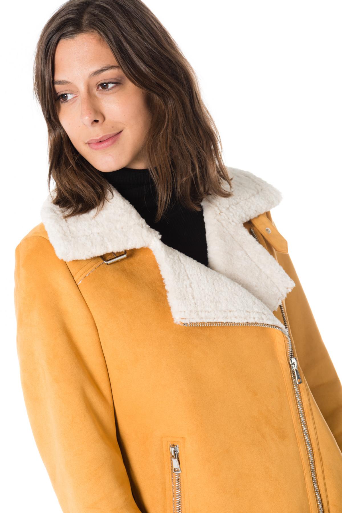 Oakwood women's yellow bomber jacket - Image n°7