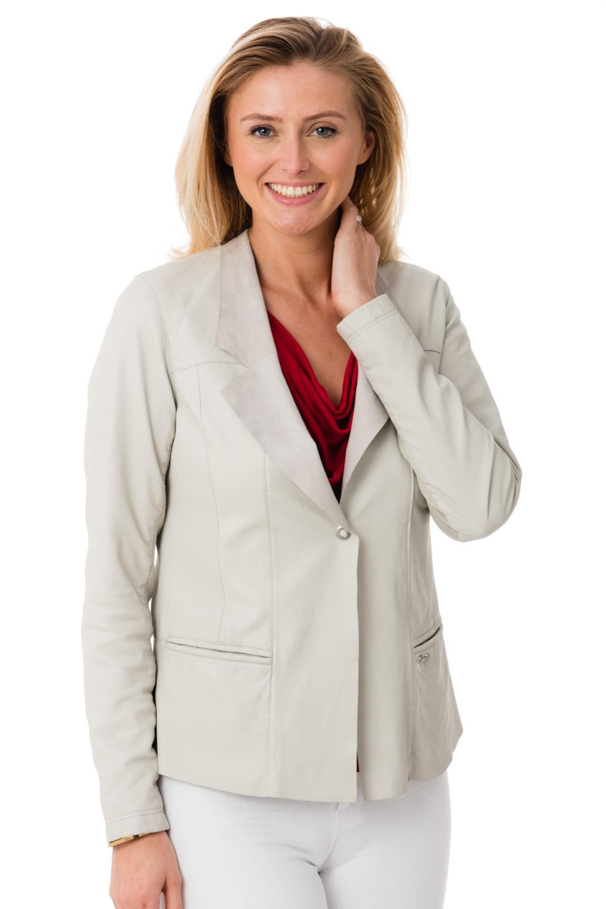 WOMEN'S OAKWOOD BREE WHITE JACKET 520 - Image n°3