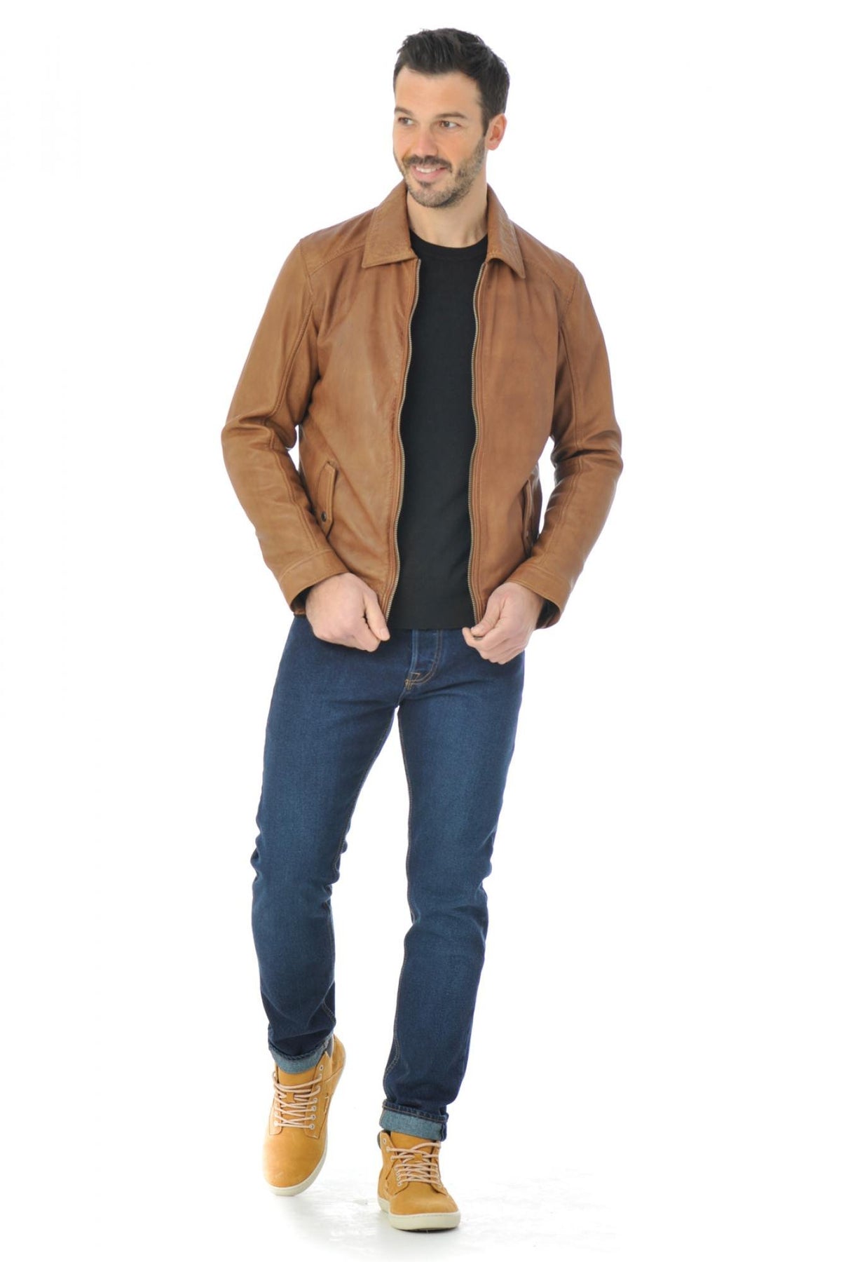 Brown jacket from Oakwood with shirt collar - Image n°5