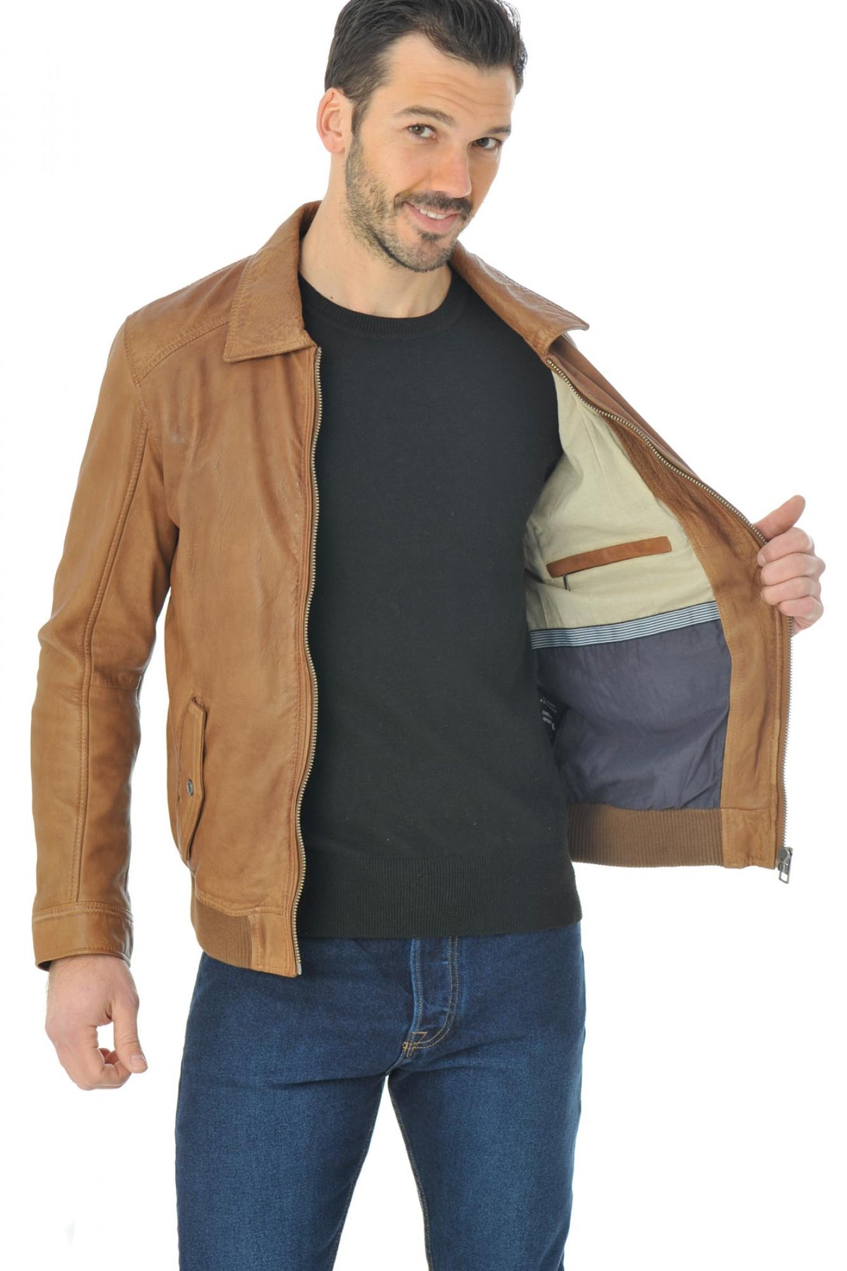 Brown jacket from Oakwood with shirt collar - Image n°7