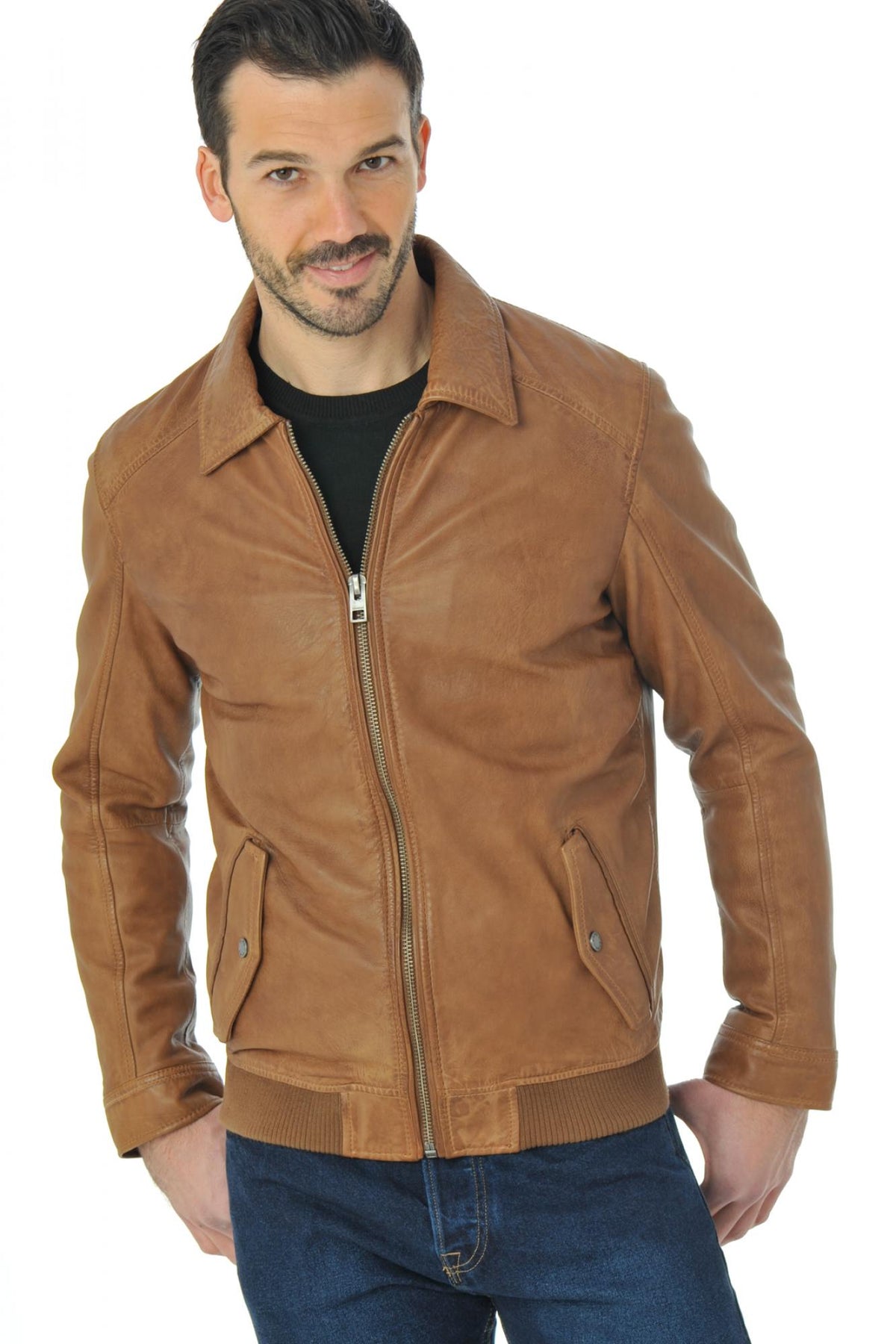 Brown jacket from Oakwood with shirt collar - Image n°8