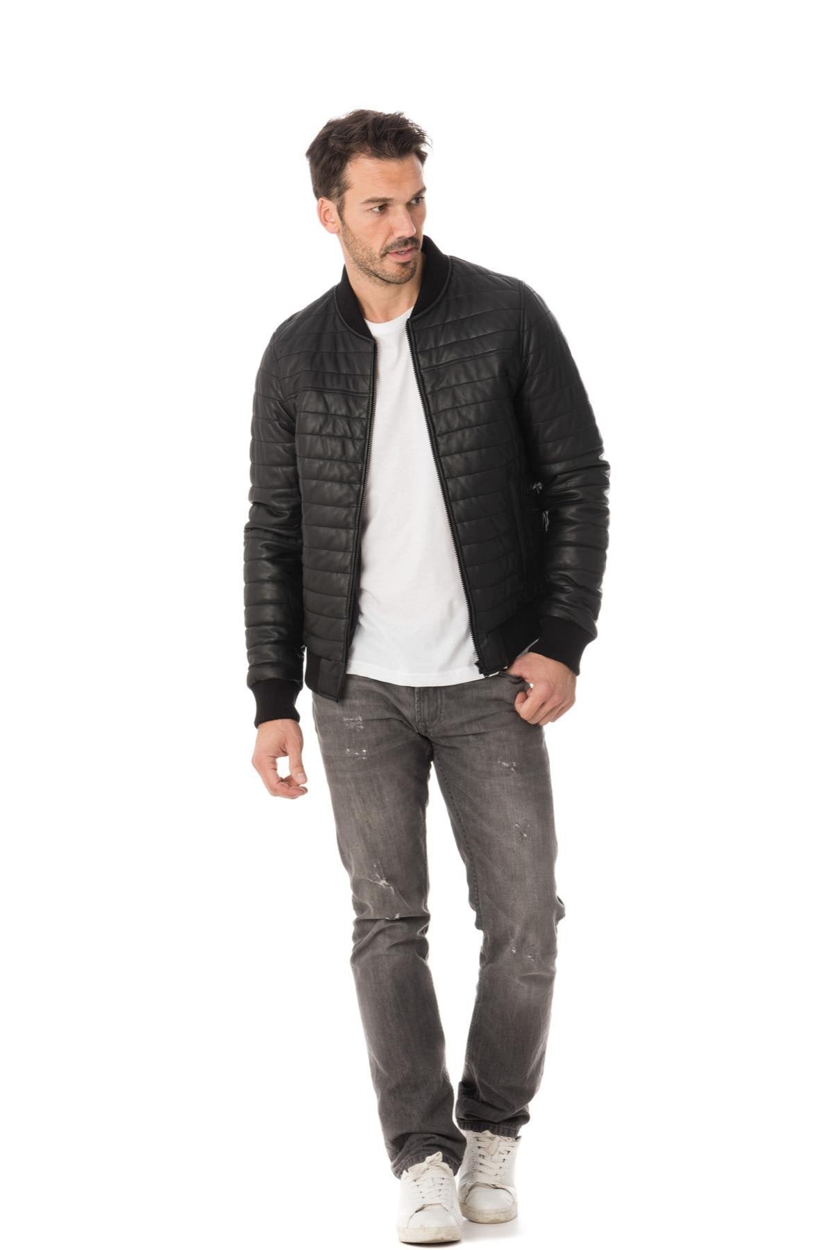 Quilted sportswear jacket - Image n°2