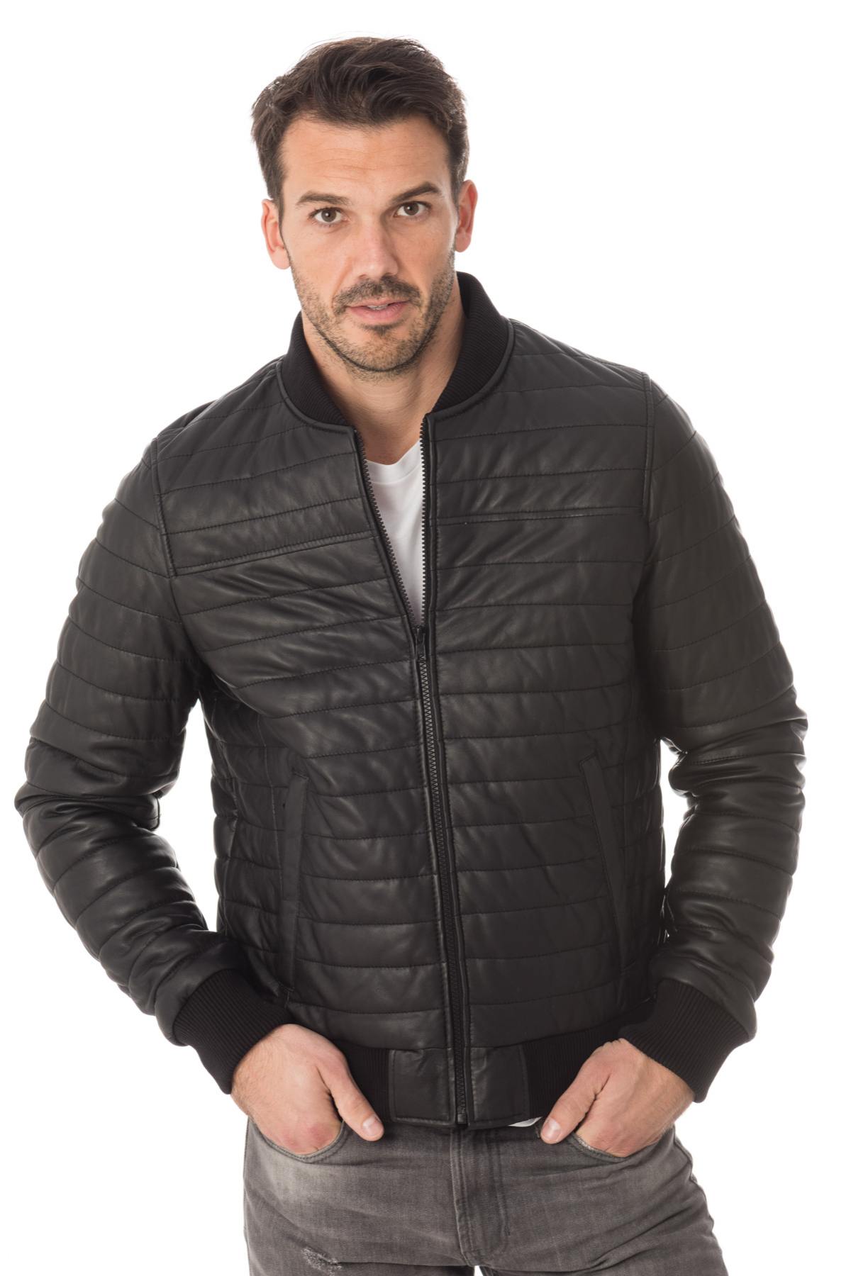 Quilted sportswear jacket - Image n°1