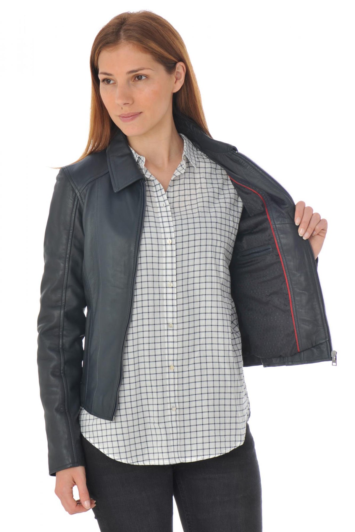  Women's jacket with shirt collar - Image n°4