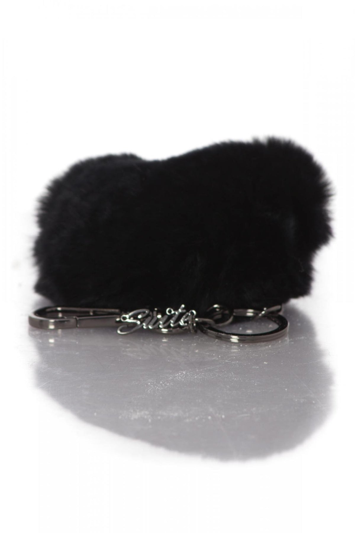 Furry heart-shaped key ring - Image n°2