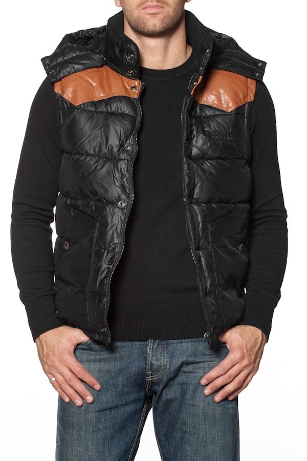 Sleeveless down jacket PEPE JEANS black - Image n°2