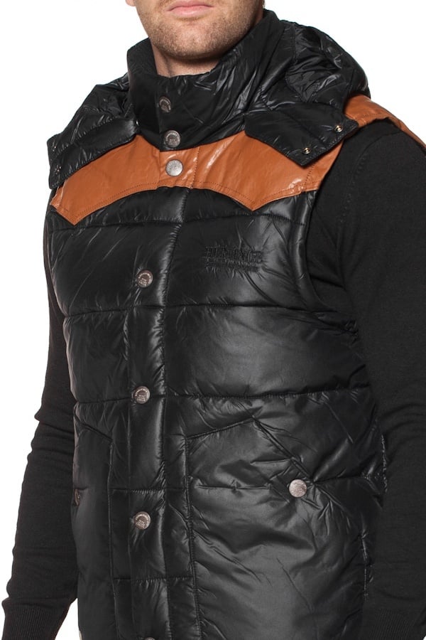 Sleeveless down jacket PEPE JEANS black - Image n°4