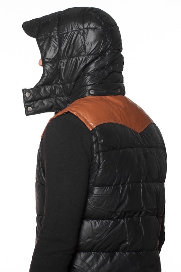 Sleeveless down jacket PEPE JEANS black - Image n°5