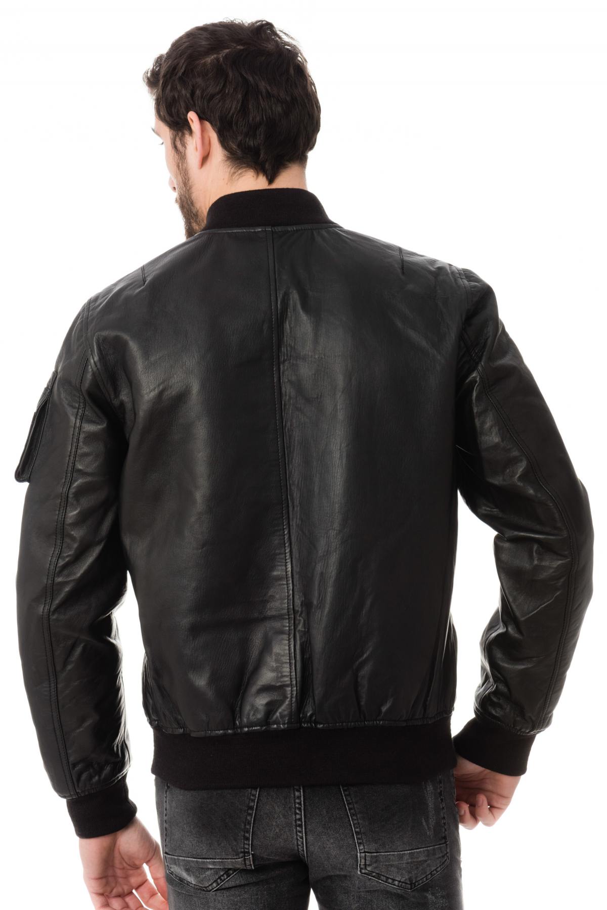  Schott sheepskin leather bomber - Image n°6