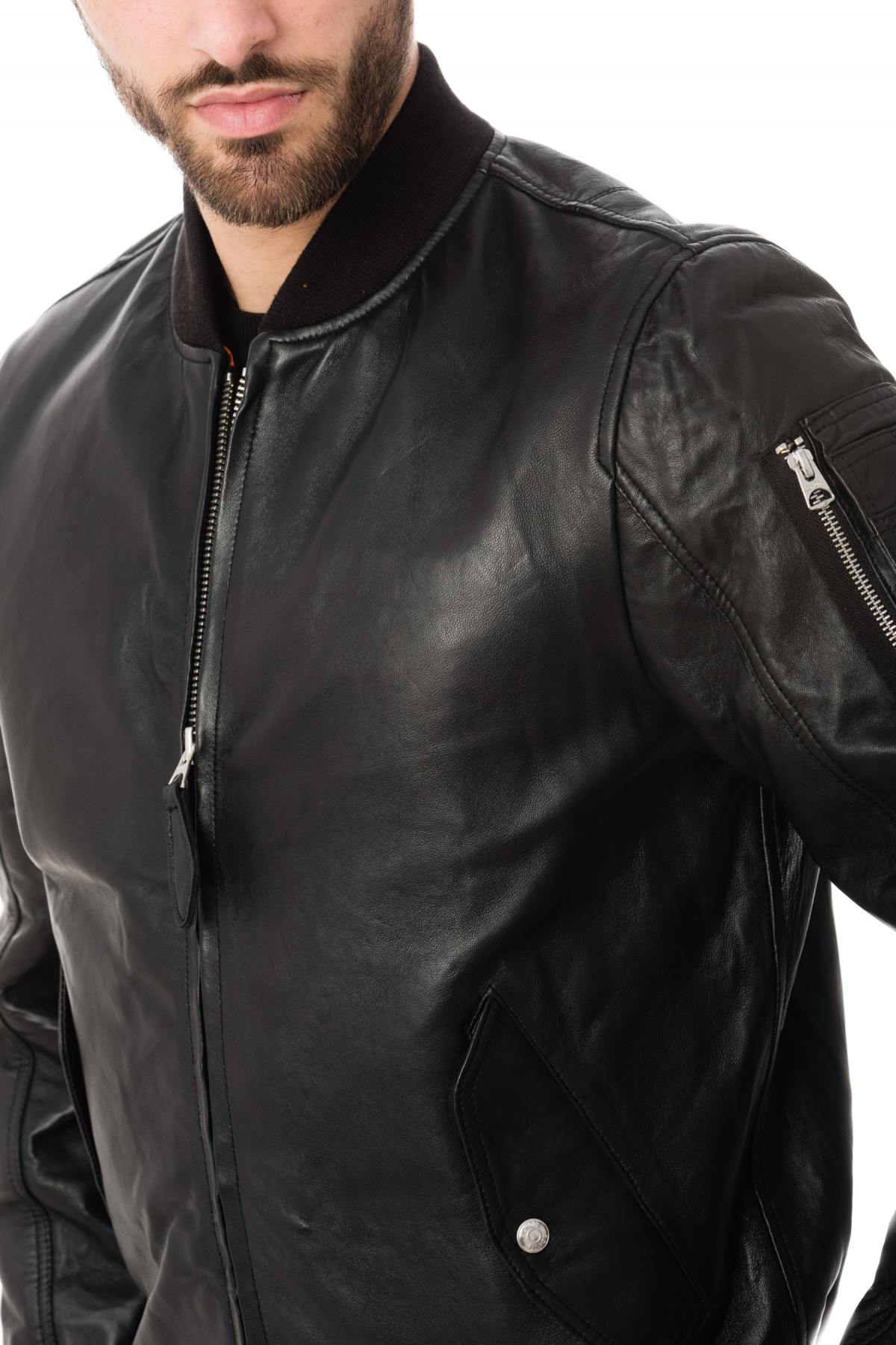  Schott sheepskin leather bomber - Image n°7