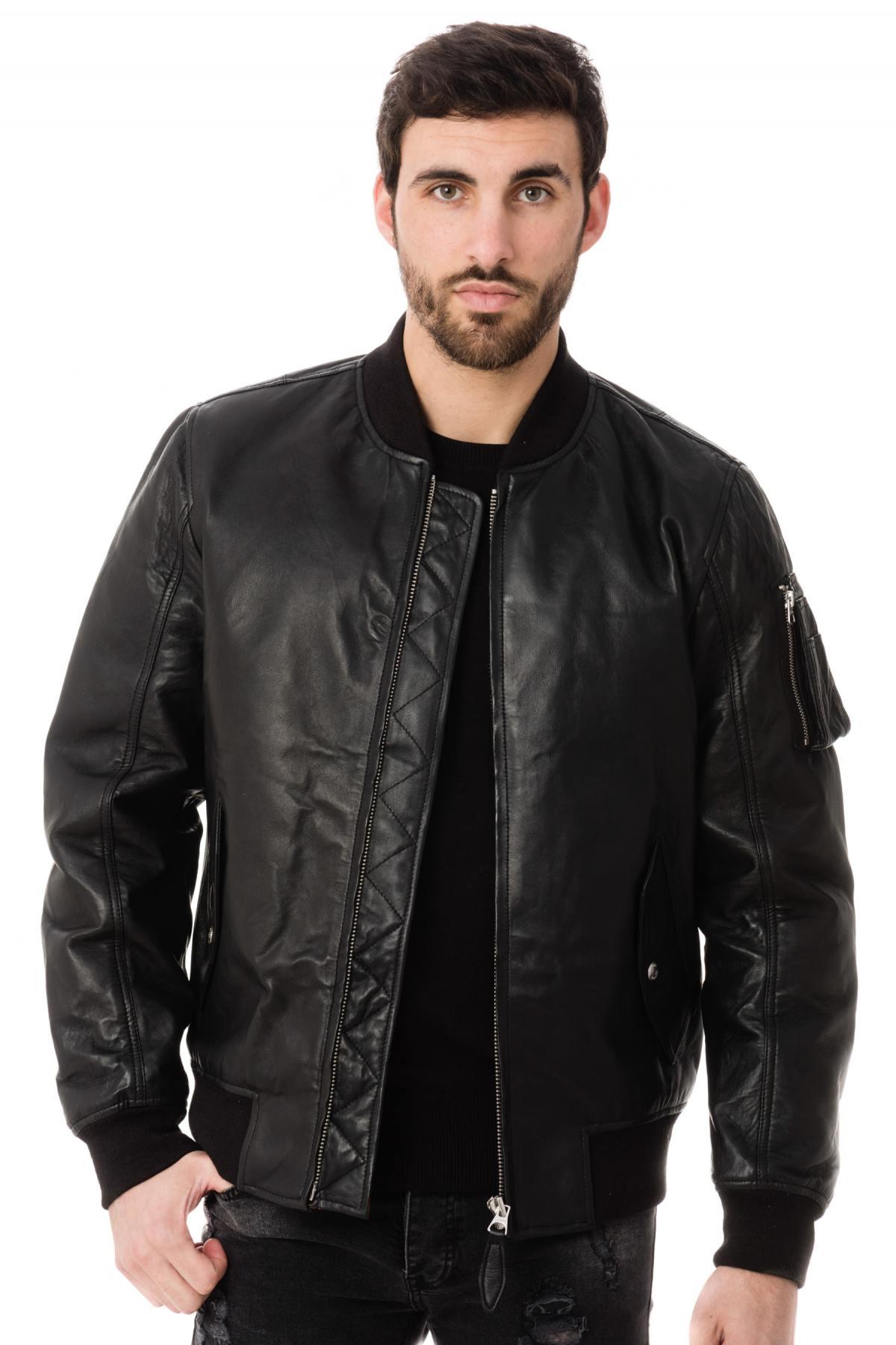  Schott sheepskin leather bomber - Image n°1