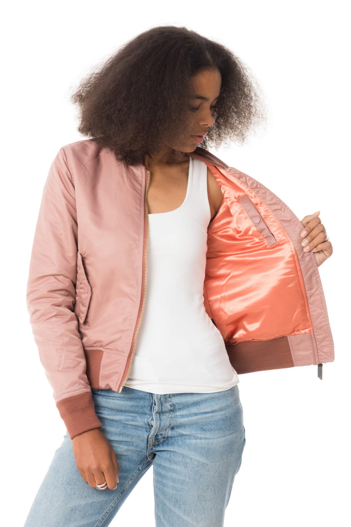 Schott women's pink bomber jacket - Image n°5