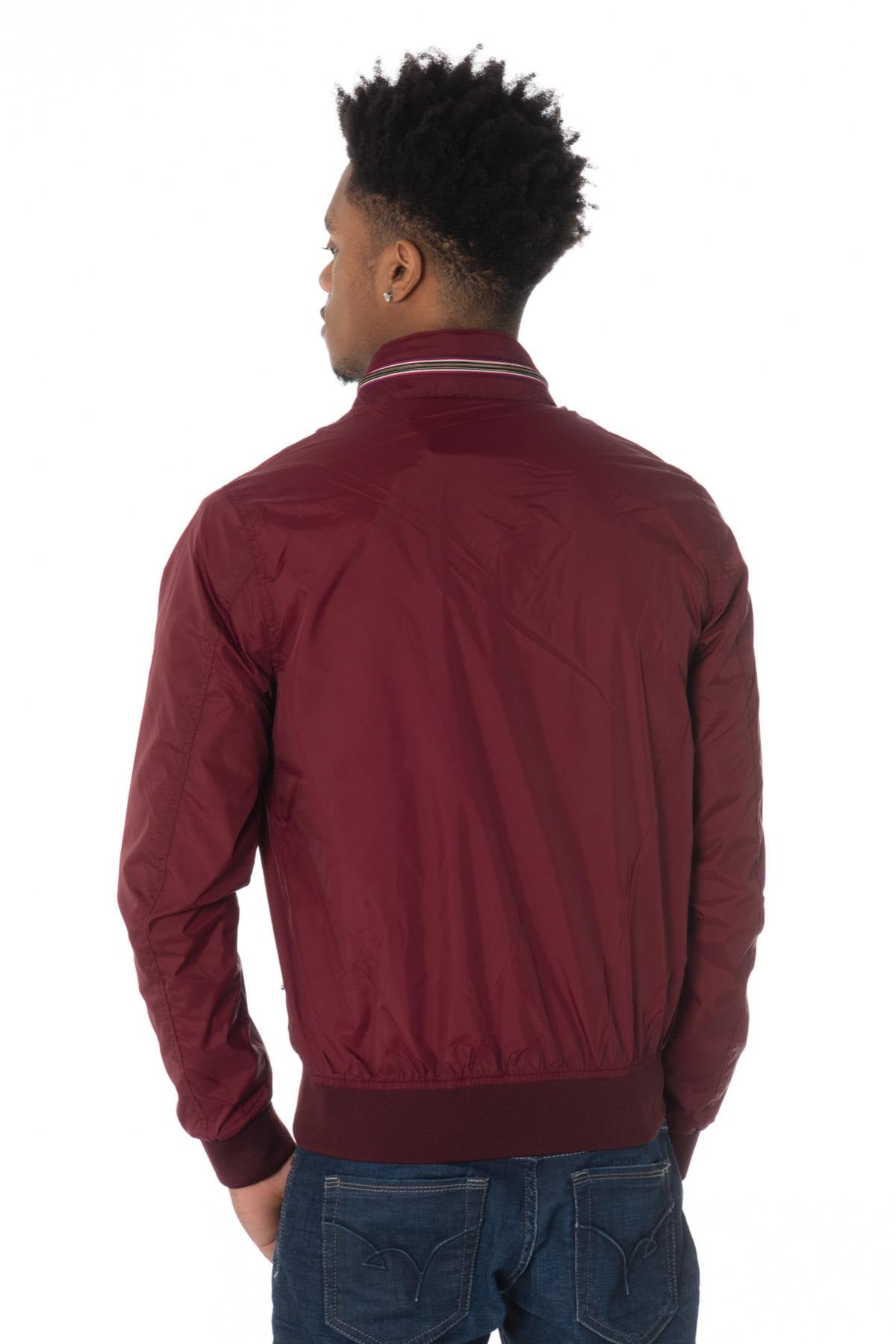 Schott men's burgundy nylon jacket - Image n°5