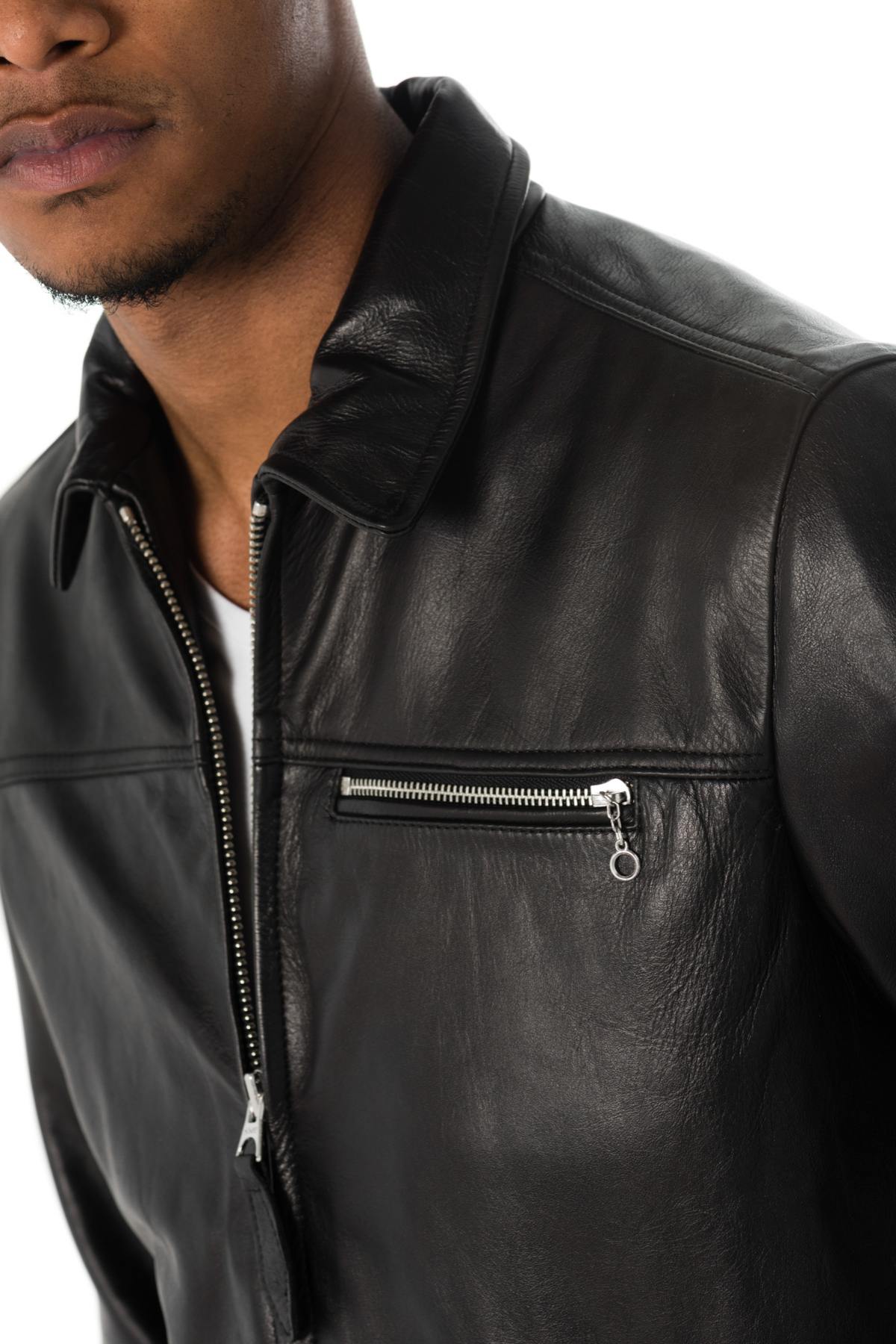 Schott men's cowhide leather jacket - Image n°6