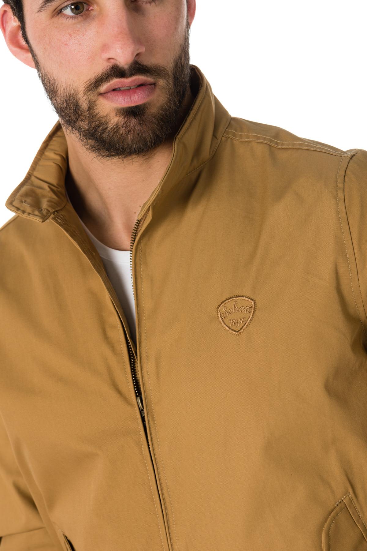 Schott men's jacket in gold color - Image n°6