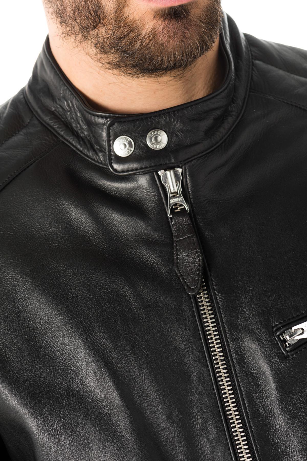 Schott men's biker jacket - Image n°6