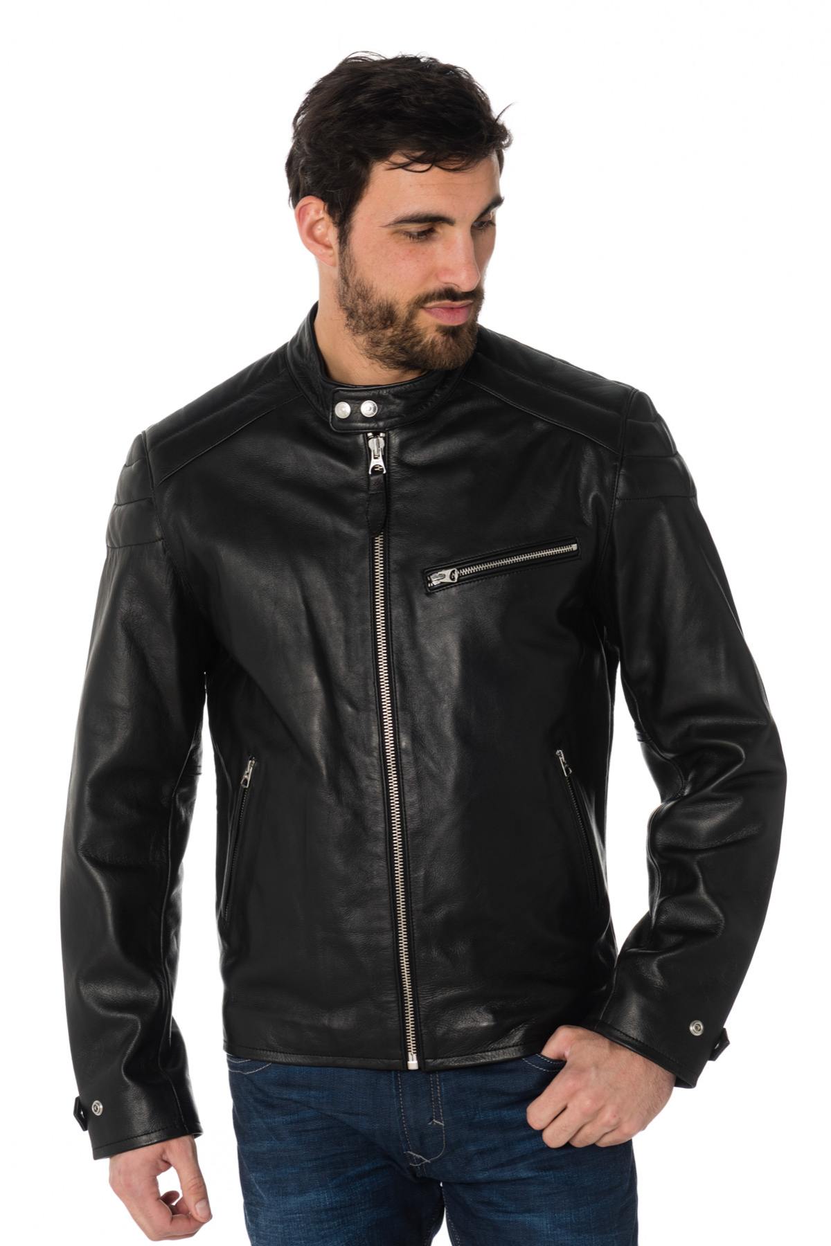 Schott men's biker jacket - Image n°4