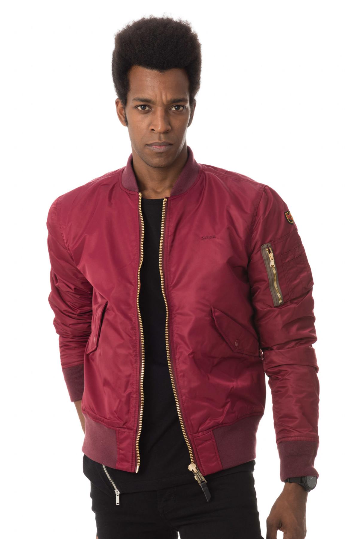 Schott burgundy bombers - Image n°4